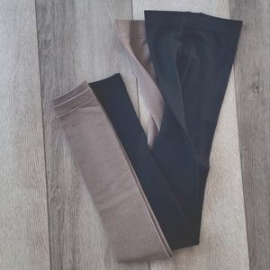 NWOT Timberland fleece lined footless tights